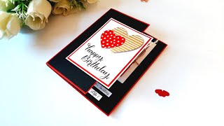 Beautiful Handmade Birthday card | DIY Greeting card for Birthday | Tutorial
