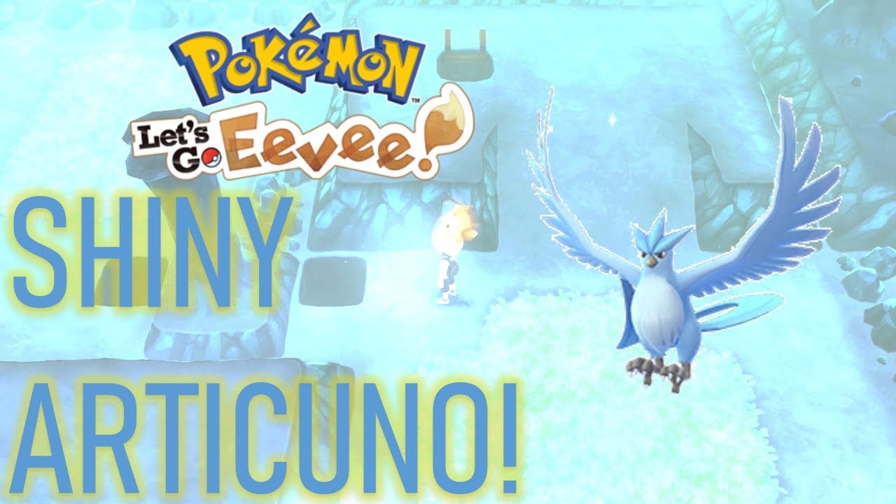 Shiny Articuno In 736 Resets Pokemon Let S Go Eevee And Pikachu Youtube