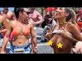 STOP RIGHT NOW 😳 RIO CARNIVAL STREET PARTY 🇧🇷🔥 DANCE CHAOS EVERYWHERE 💃 4K