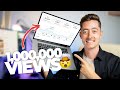 The crazy amount youtube paid me for 1000000 views