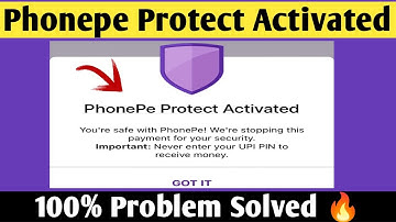 phonepe protect activated problem solution | How To Remove Phonepe Protect Activated ?