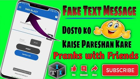 How to prank with friends| SMS Bombing| Send Unlimited SMS in a Single Click| OTP SMS Prank