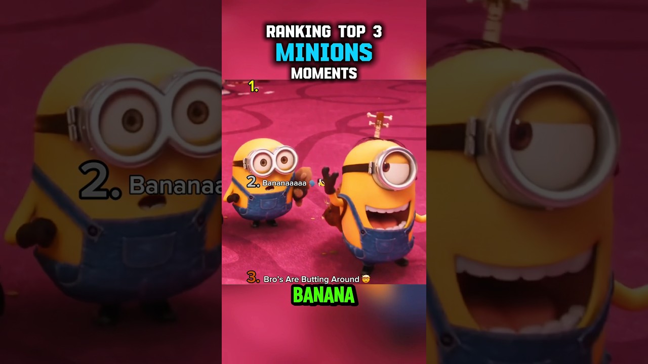 Minions Top 3 Moments 😭                     