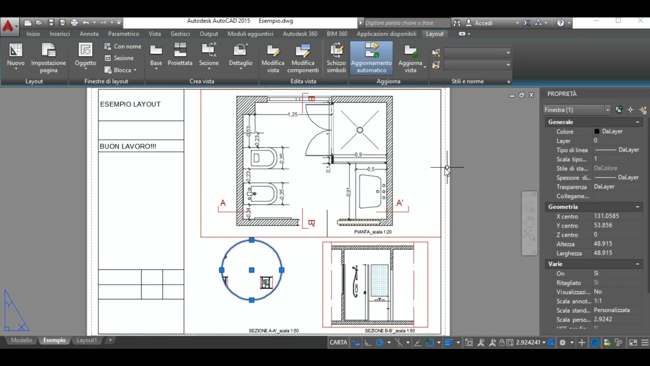 TUTORIAL AutoCAD 2D 11 LAYOUT YouTube