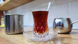 How to make turkish tea without double teapot