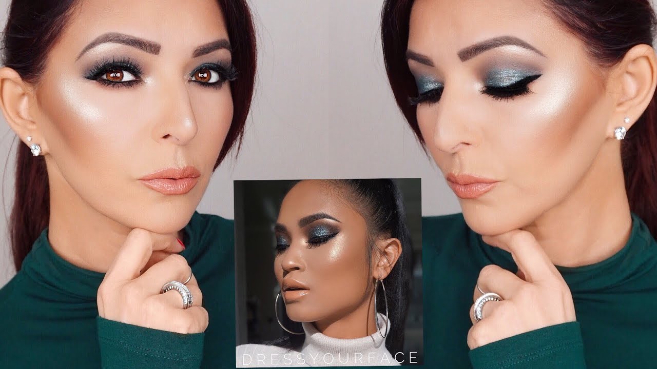 Easy Teal Smokey Eye Makeup Tutorial