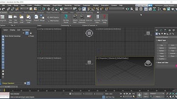 3ds Max 2019 workspaces