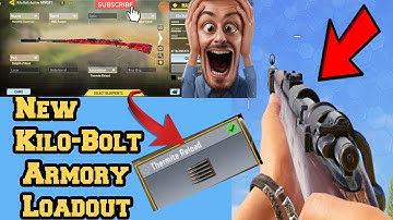 Kilo Bolt-Action *BEST* Attachments Loadout Gunsmith || Call of duty mobile