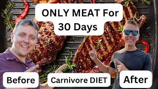 30 Day Carnivore Challenge | Benefits Physical, Mental & Side Effects of Only Meat Diet