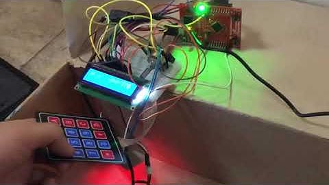 Door lock -Microcontrollers project