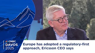 Europe has adopted a regulatory-first approach, Ericsson CEO says