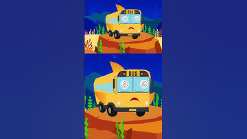Baby Shark Bus | The shark bus goes round and round | Part 5 | #babyshark #shorts
