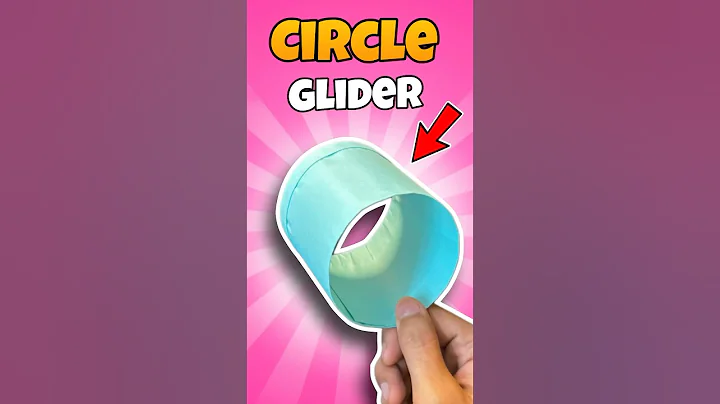 Make a Circle Paper Glider | How to Make a Paper Airplane 🤩