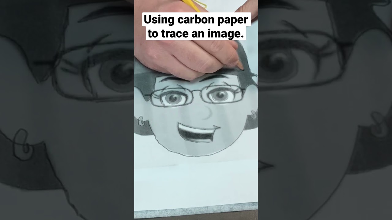 Transferring an image with carbon paper