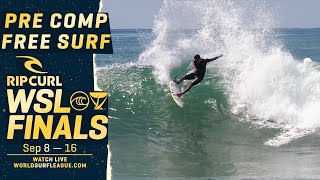 First Look At The Final 5 Surfing Lowers // Pre Comp Free Surf  Rip Curl WSL Finals 2023