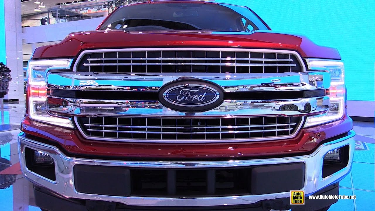 2018 Ford F150 Lariat Exterior And Interior Walkaround Debut At 2017 Detroit Auto Show