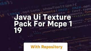 java ui texture pack for mcpe 1 19 screenshot 5