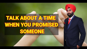 Time When You Promised Someone | New Cue Card Promise | Sample Band 8.0 By #RamanIelts