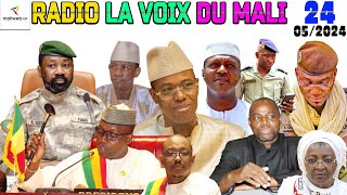 La Revue de Presse de la RADIO LA VOIX DU MALI du 24 MAI 2024