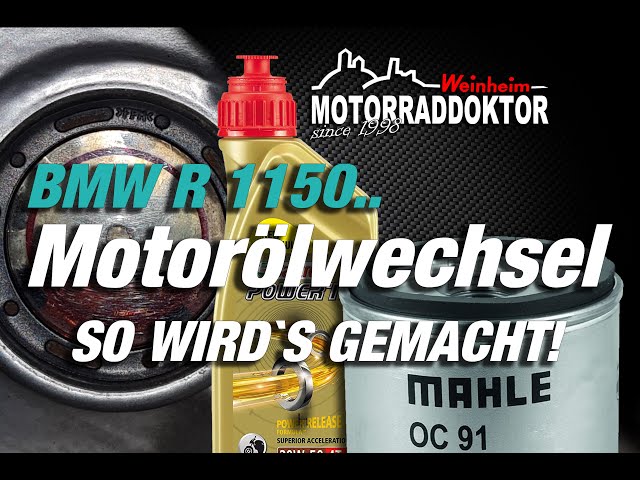 BMW R 1150xx, Change engine oil and filter - that's how it's done!, Castrol Oil