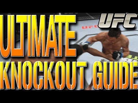 EA Sports UFC TIPS: ULTIMATE KNOCKOUT GUIDE! EASY KNOCKOUTS STANDING UP TUTORIAL