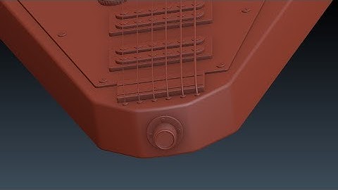 Blender: Modeling a Flying V CD Player (Part 7)