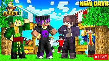 FIRST DAY IN @GamerFleet  NEW MINECRAFT SERVER | MCFLEET😨😨