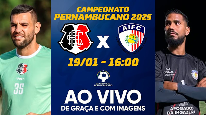 SANTA CRUZ X AFOGADOS | CAMPEONATO PERNAMBUCANO | AO VIVO E COM IMAGENS