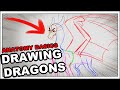 DRAWING DRAGONS - Anatomy Basics Art Tutorial, How I Do It!
