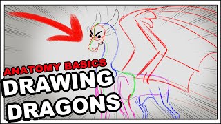 DRAWING DRAGONS - Anatomy Basics Art Tutorial, How I Do It!