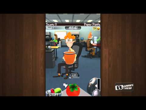 Paper Toss 2.0 - iPhone & iPad Gameplay Video