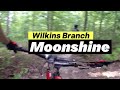 Riding Moonshine at Wilkins Branch Mountain Bike Trails
