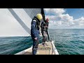 X-Yachts &amp; Bouwe Bekking - Furling the Code Zero. 6 of 7.