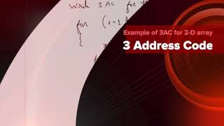3AC example for 2D array