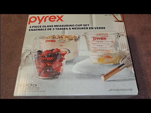 Pyrex 3 piece measuring set $9.97 : r/Costco