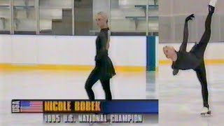 Nicole Bobek 🇺🇸 1995 Short Program Practice Run-Through | Russian Folk