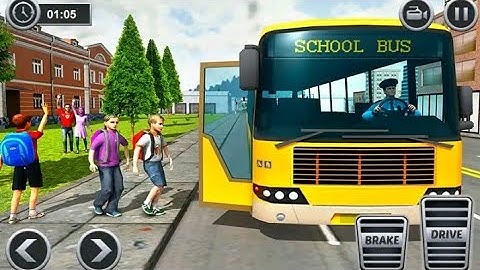 School Bus Driver 3D Simulator Android Gameplay #3 #DroidCheatGaming