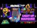 Add a Light Up Marquee to QVC Arcade1Up Ms. Pac-Man Countercade!
