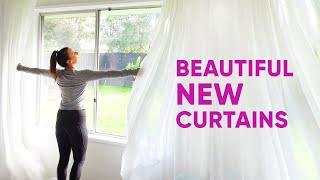 We got new curtains and I'm OBSESSED!