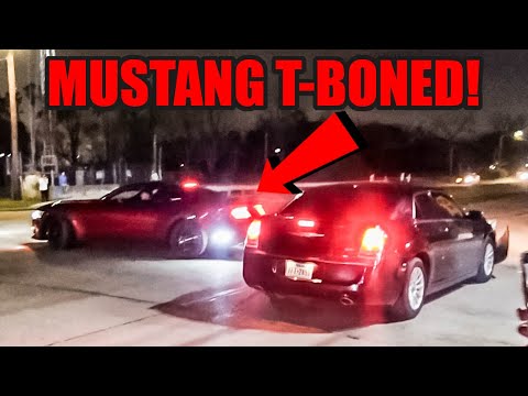 MUSTANG GETS T-BONED LEAVING CAR MEET! (+ EPIC FULL SENDS!)