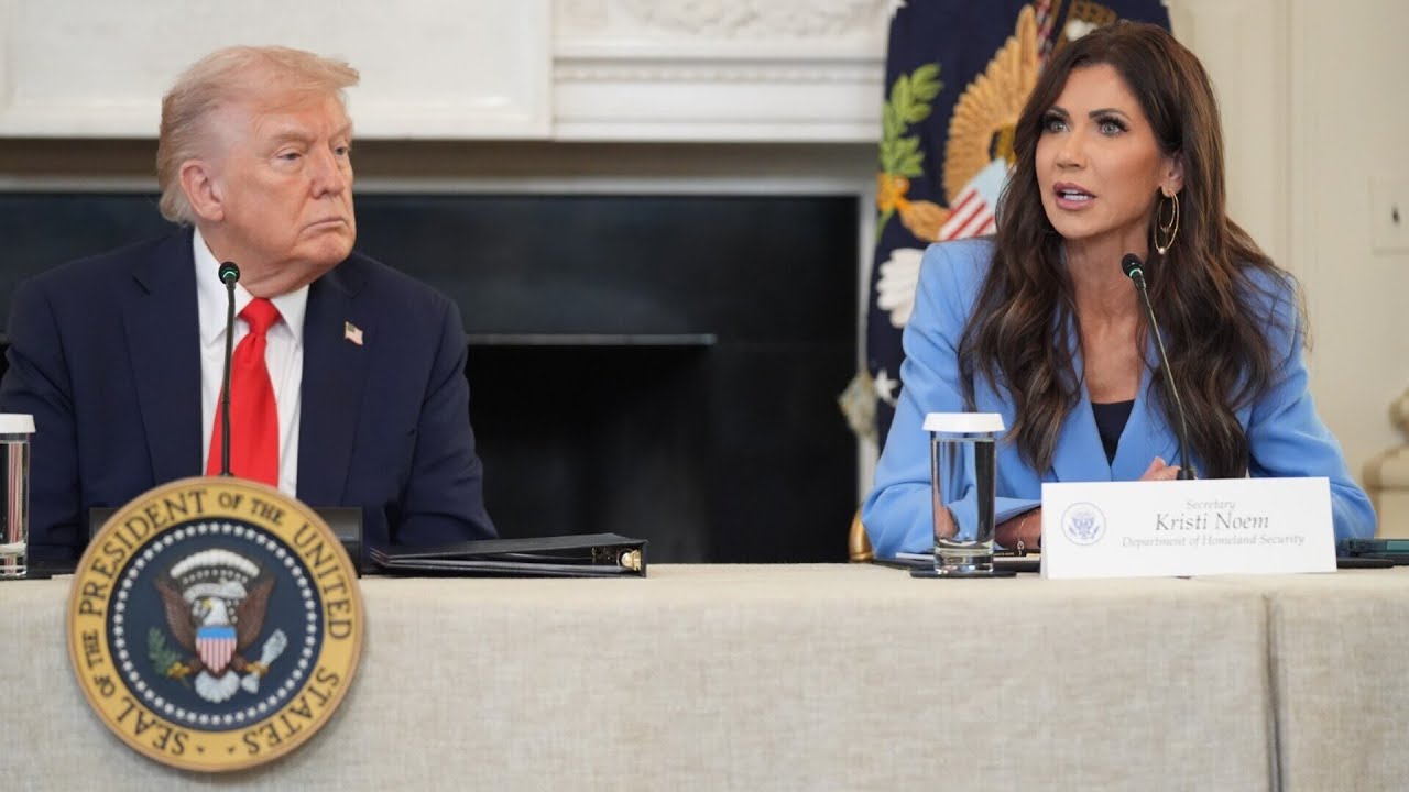 ‘Not on the same page’: Trump fires Kristi Noem after spat over ad campaign approval