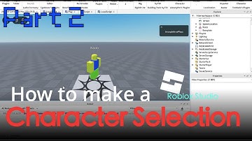 How to make a Character Selection in Roblox Studio! | Part 2: Animations and Morphing