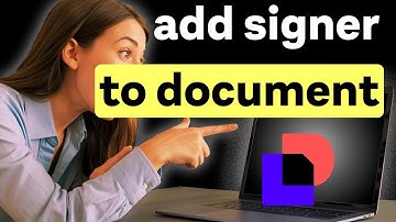 How to Add a Recipient or Signer to a Document on Docusign