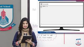 Class 4 - Computer Studies - Chapter 7 - Lecture 1 - Addition, Subtraction - Allied Schools Net Worth