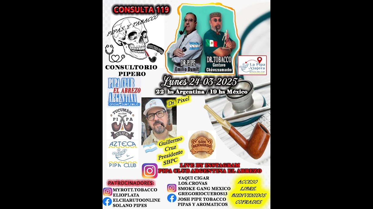 PIPA CLUB ARGENTINA EL ABREZO CONSULTORIO PIPERO 119 CON EL DR PIXEL GUILLERMO CRUZ
