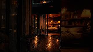 Rain Sounds for Sleep Tonight | Cozy Tropical Night Rain & Fireplace Ambience #Rainsoundsforsleep