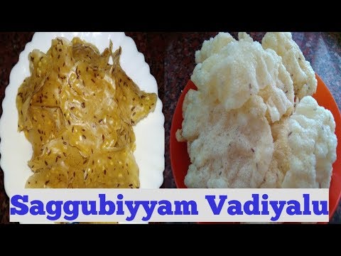 saggubiyyam-vadiyalu-recipe-in-telugu-||-sabudana-papad-||-how-to-make-saggubiyyam-vadiyalu-||