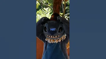 Stitch Stole My Hat #disneyland #disneyworld #stitch #impressions