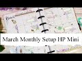 March Monthly Setup // HP Mini Dashboard