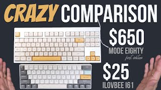 How does a $650 Keyboard Sound Compared to a $25 One? Mode Eighty First Edition vs iLovBee i61